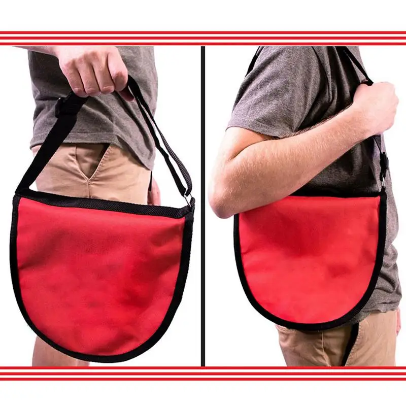 Track And Field Bag Adjustable Shot Put Ball Bag Solid Discus Carrying Case Oxford Cloth Portable Shot Put Storage