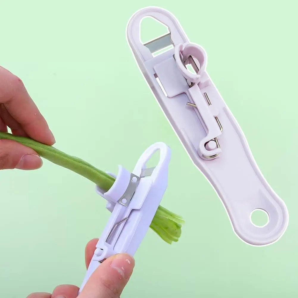 

Multifunctional Green Bean Slicer White Vegetable Slicer Kitchen Runner Vegetable Tools Functional Cutter Cutter Gadget Too Y4O9