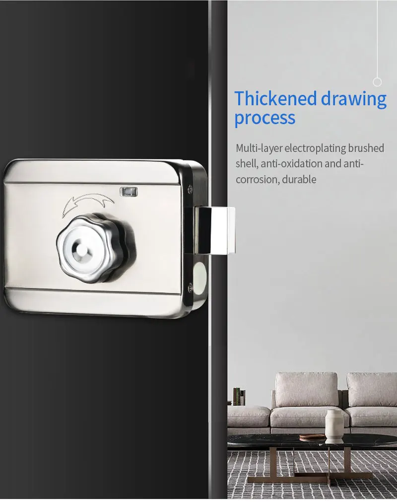 Tuya Wifi APP Control Smart Fingerprint RFID Card Outdoor Door Intelligent Lock