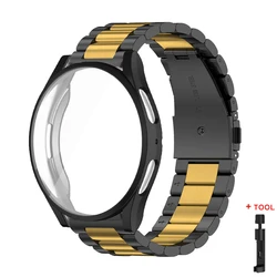 Bracciale in Acciaio Inossidabile Premium e Copertura in TPU per Galaxy Watch - Bandiera Migliorata con Cinturino in Metallo