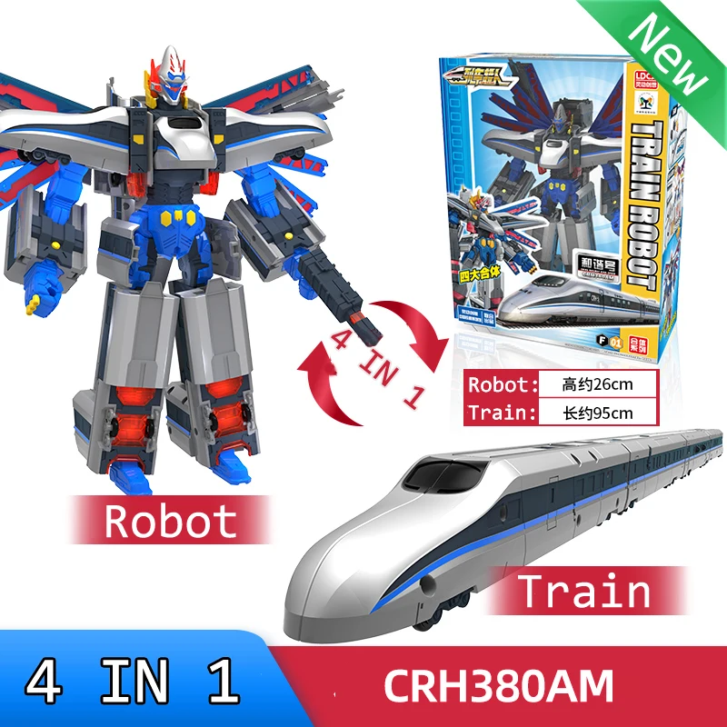 3 IN 1 High-Speed Railway Super Train Deformation Robot