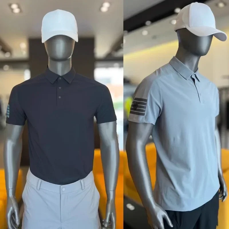 

Golf Wear Short-sleeved Men's Quick-drying 2024 Golf Non-iron T-shirt Men's Top Polo Shirt