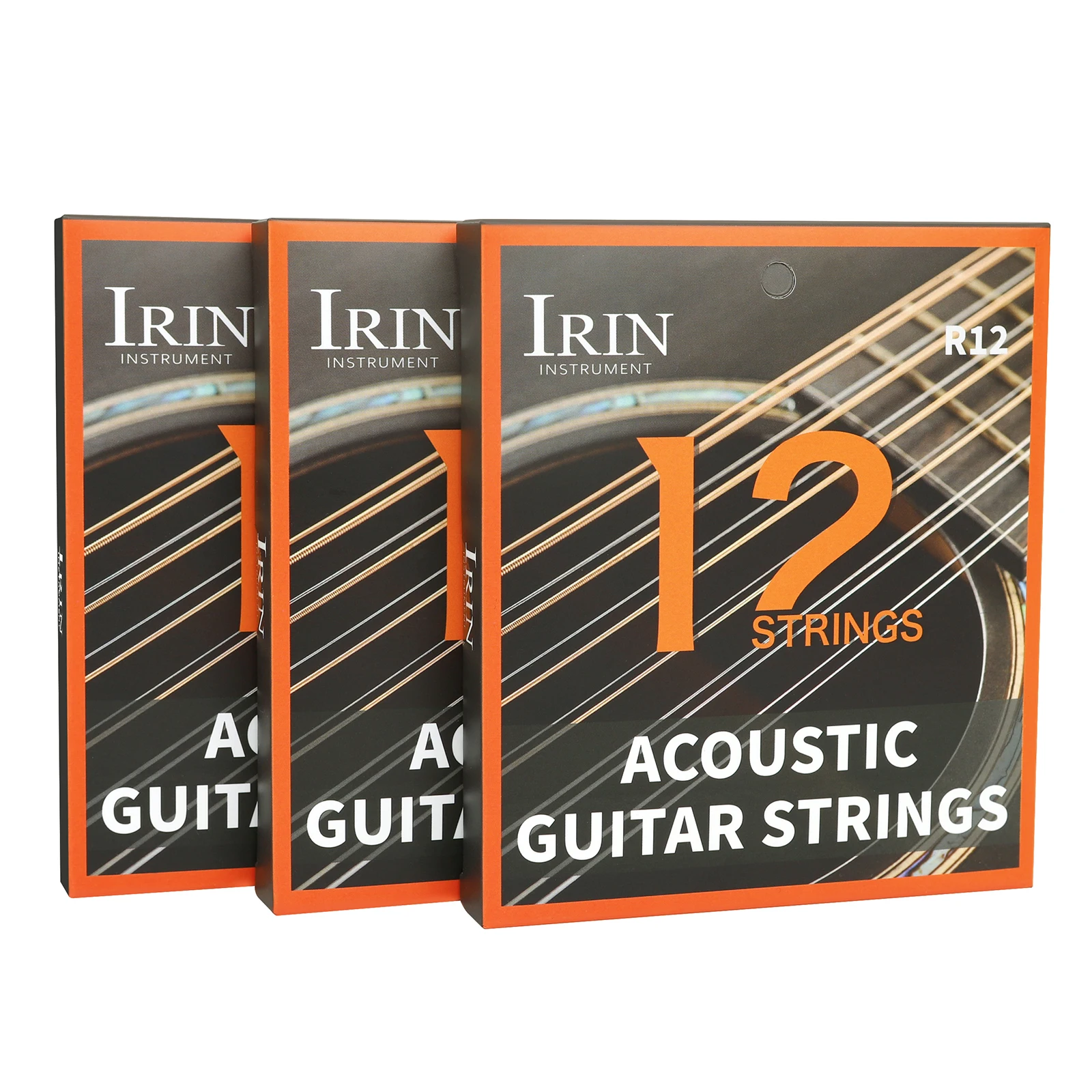 IRIN12StringsAcousticFolkGuitarStringsPhosphorBronzePUCoating
