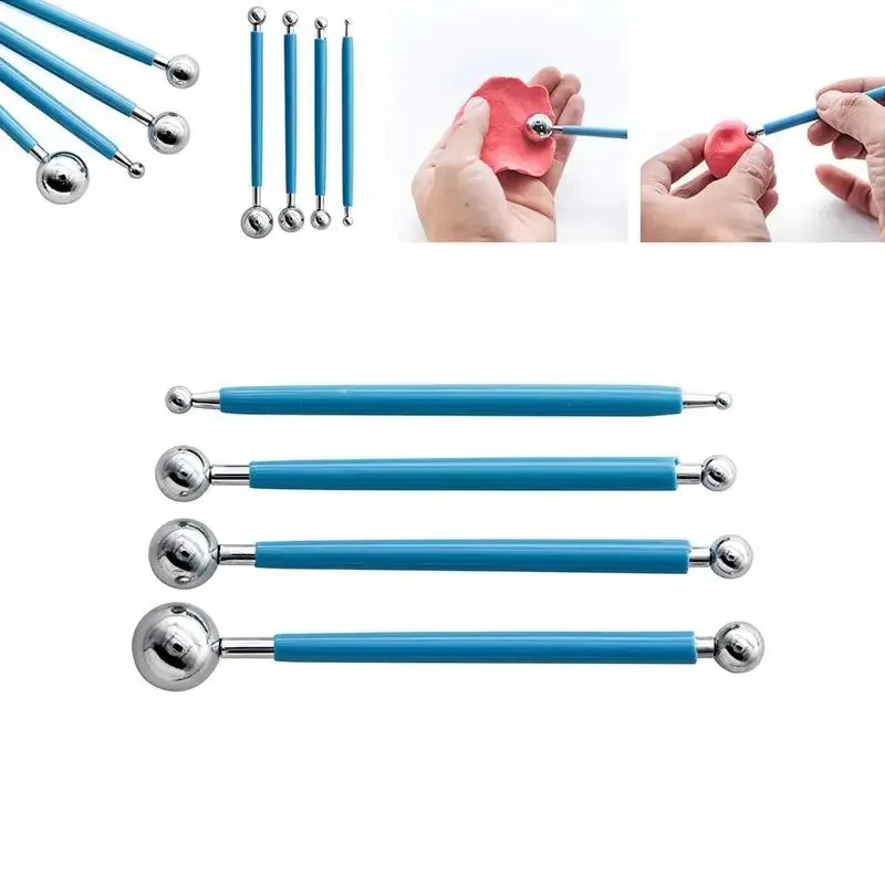 Pottery Tools Professional Clay Sculpting Set 61 Pcs Modeling Stick Ceramic Tools Smoothing Wax Carving Ceramic Polymer Shapers