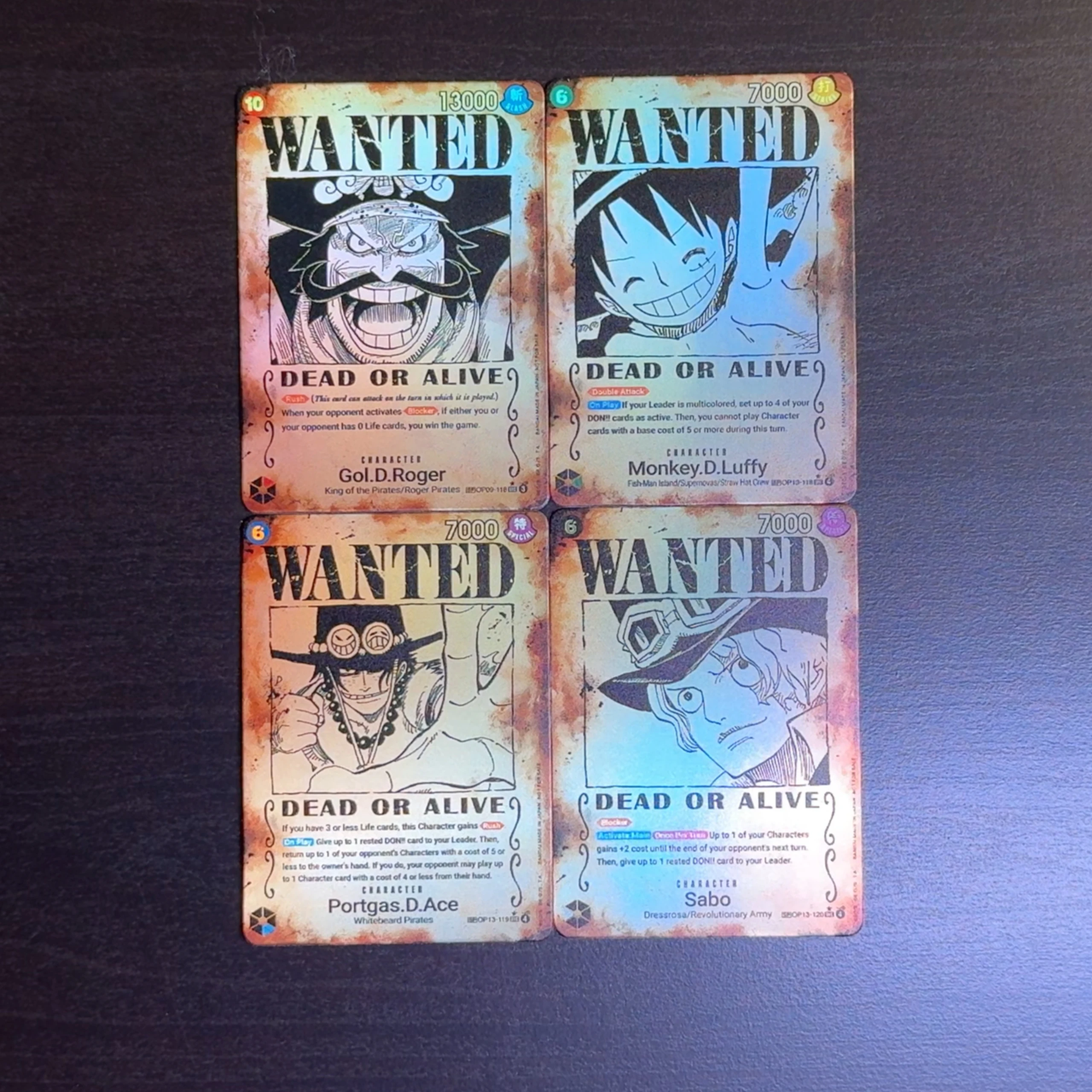One Piece TCG OPCG English OP13 Character card Wanted Poster Roger