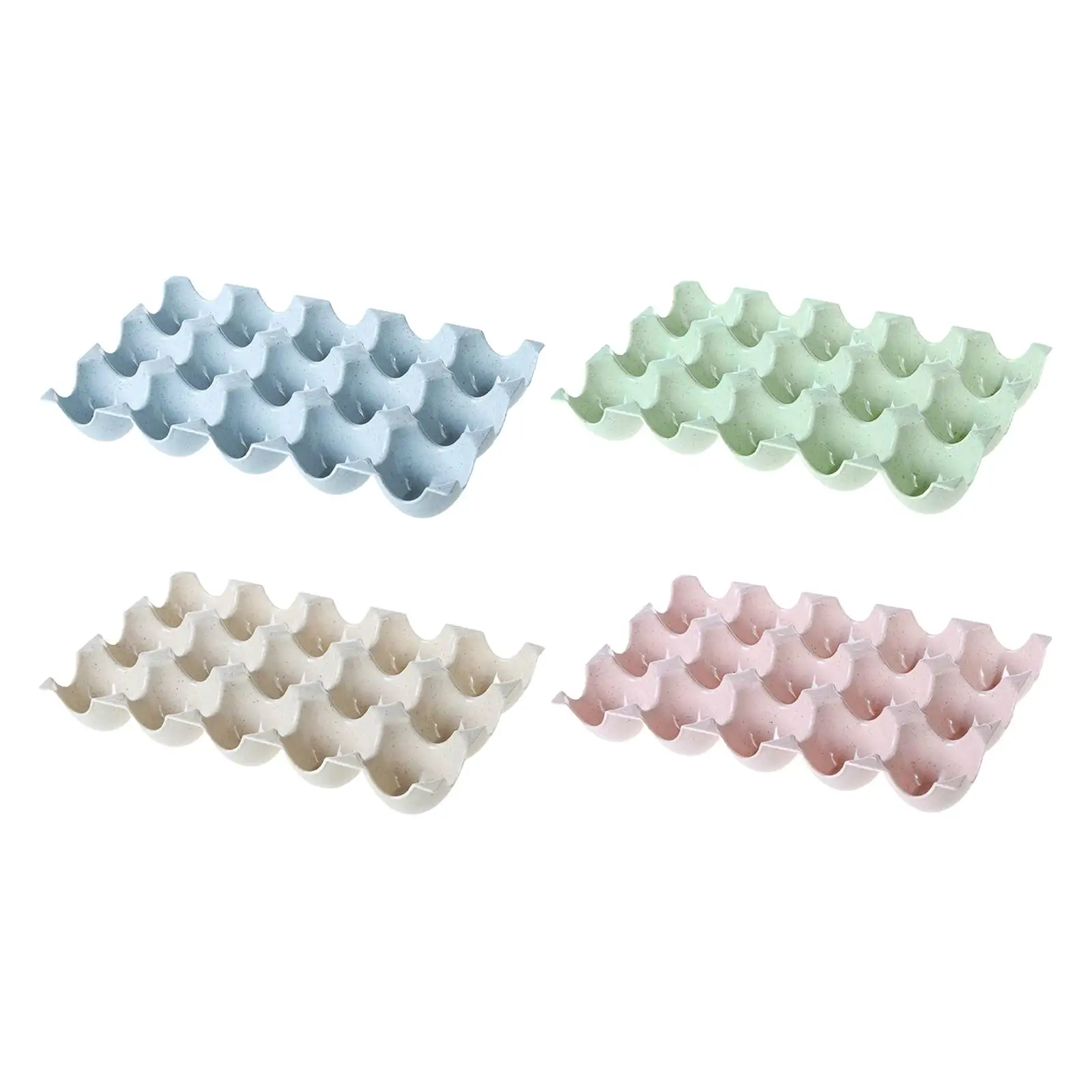 15 Grids Egg Holder Organization Durable Stable Refrigerator Egg Organizer for Refrigerator Countertop Cabinet Restaurant egg storage box
