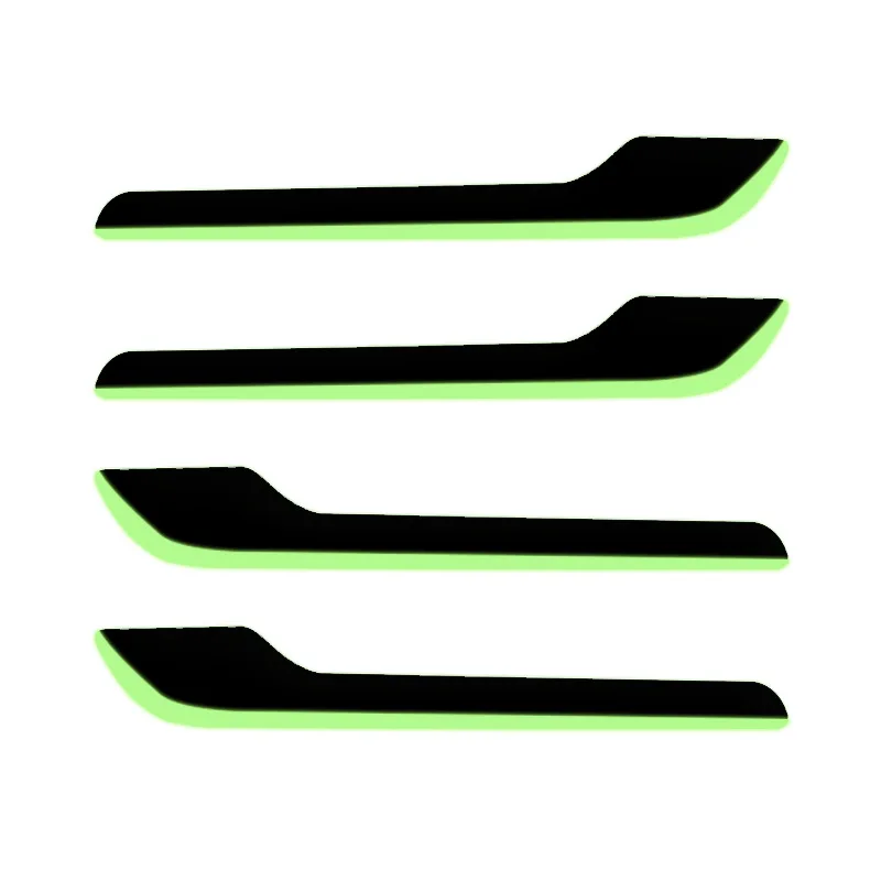 Car Luminous Door Handle Cover Protector Sticker For Tesla Model Y/Y Juniper 2025 Model 3/3 Highland