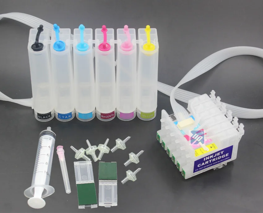 T0491 empty ciss Ink System For Epson R210 R230 R310 R350 RX510 RX630 RX650 printer with ARC chip