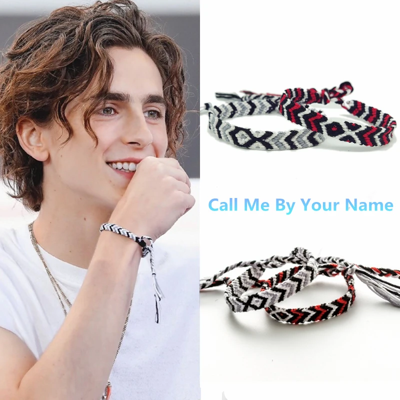 Movie Call Me By Your Name Cosplay Andre Aciman Hand Weave