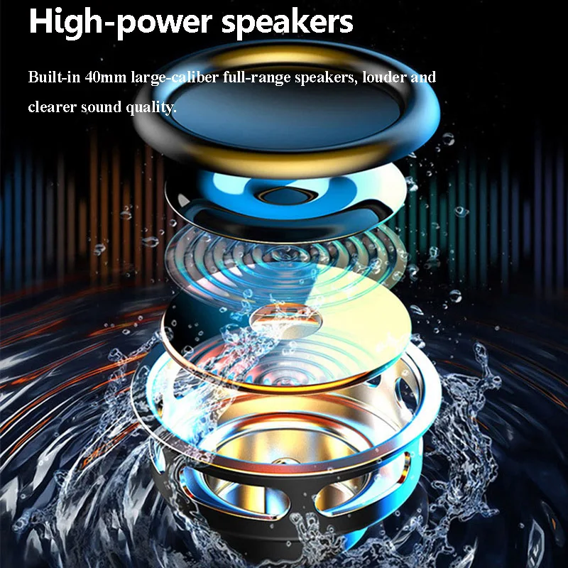 Mini Pocket FM Radio Portable Rechargeable Radios Receiver Wireless Bluetooth Speaker TF Card USB Music Player Power off Memory