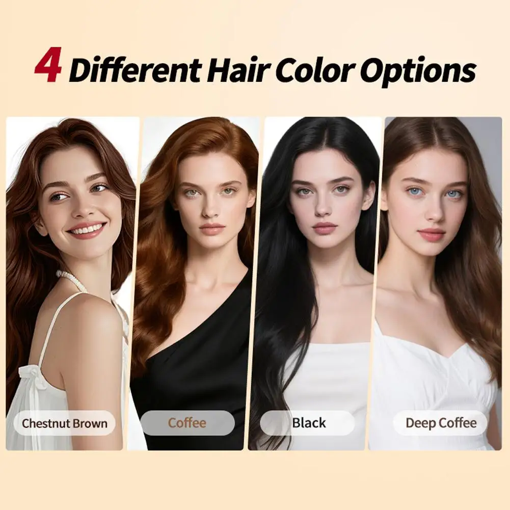 Shampoo Colorante Nero, Idratante e Salutare per la Cura dei Capelli, Crea un Colore Naturale, Shampoo Colorante per Donne e Uomini - immagine 5