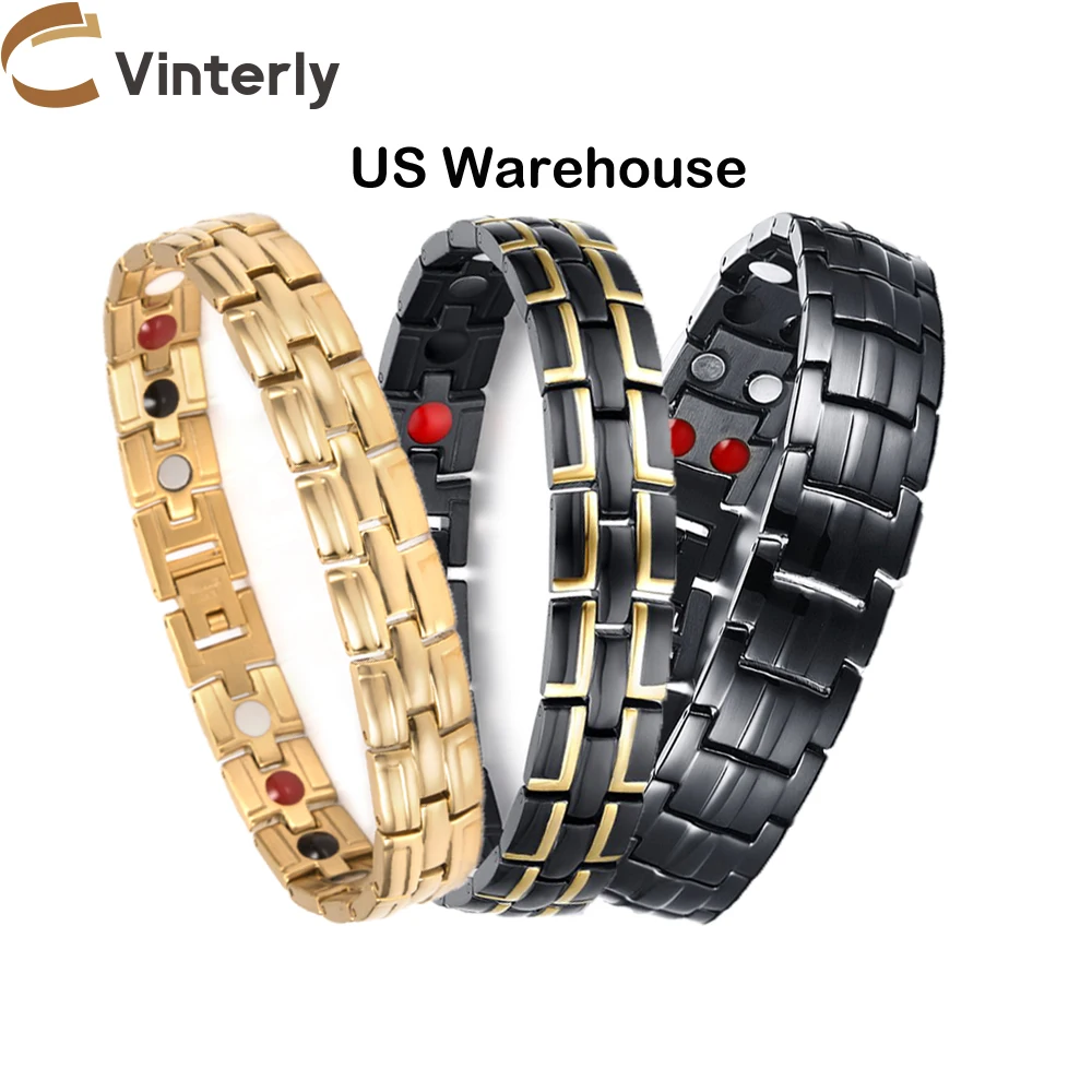 DULLET Steel Magnetic Bracelet Benefits 11mm Metal Wrist Band Magnetic  Bracelet Male Couple Gold Chain Health Energy Bracelet for Men (Gold) :  Amazon.ca: Health & Personal Care