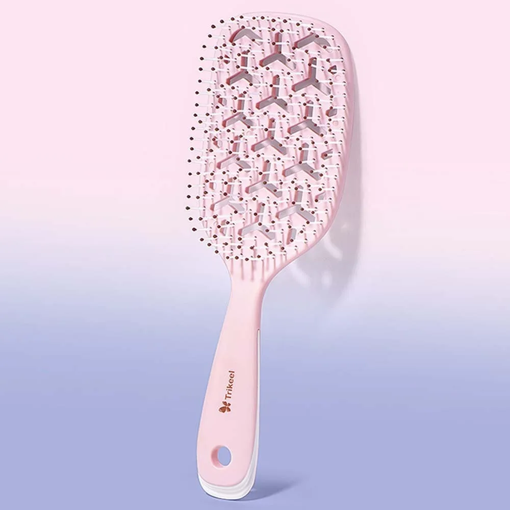 

Scalp Massage Wide Teeth Scalp Massage Combs Pork Ribs Hollow Comb Hairdressing Wide Teeth Massage Hair Brush Wet Dry Use