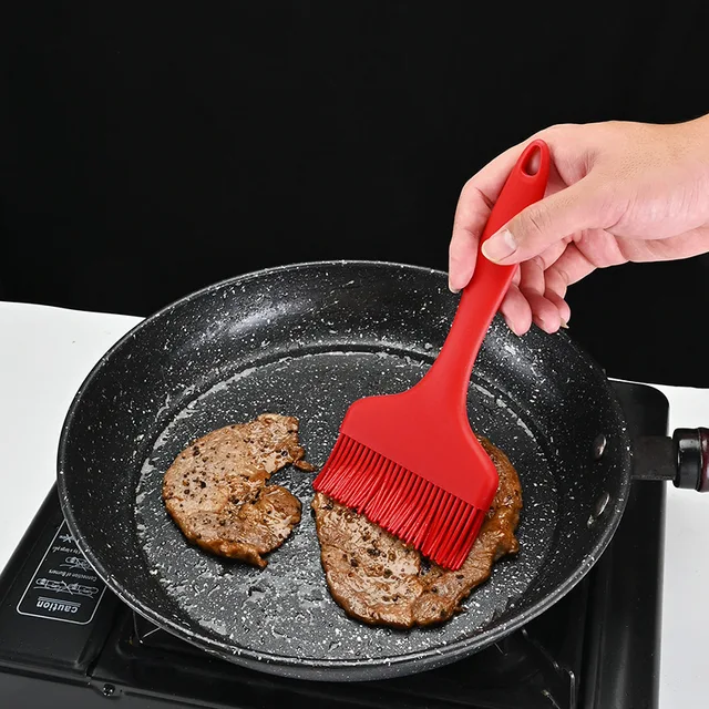 1Pc Extra Nagy, 9 Cm -Es Kibővített Grillezett Kefe Szilikon Bbq Tojás Sütemény Kefék Sütés Grillezés Tészta Szerszámok - Image 3