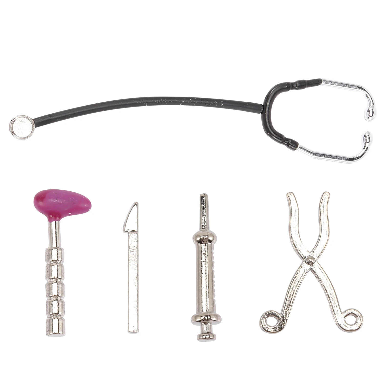 

Miniature Doctor Tools Mini Stethoscope Model Doll House Accessory