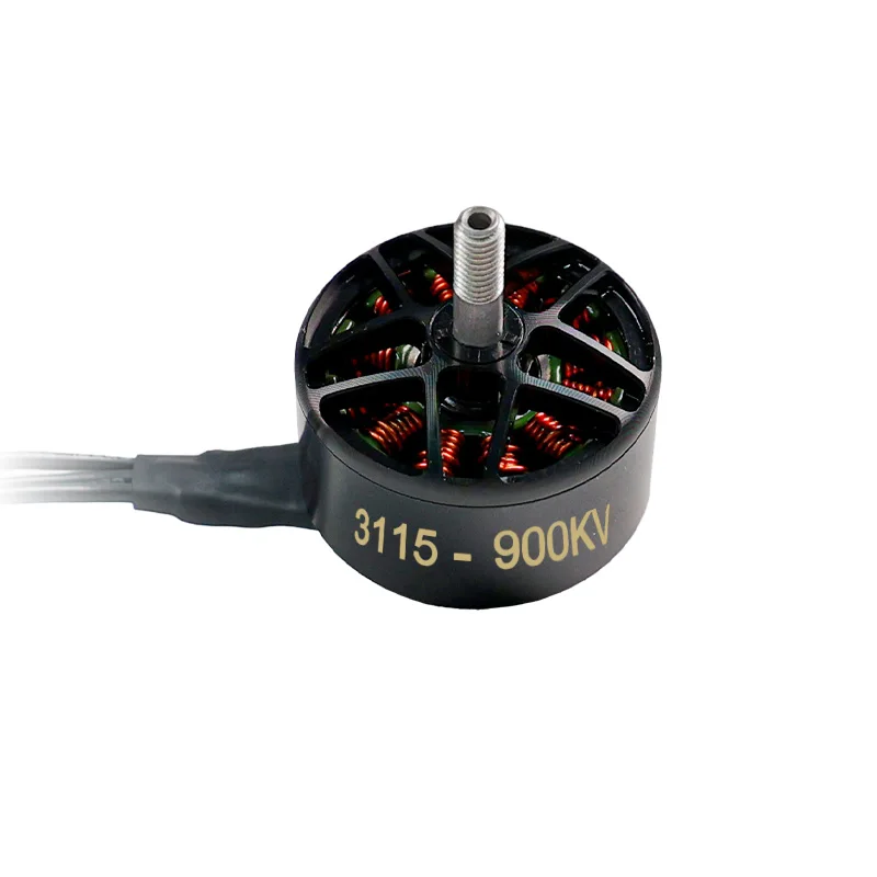 4PCS 3115 900KV 브러시리스 모터 5mm 샤프트 3-6S 9/10인치 장거리 FPV 프리스타일 시네리프터 드론용