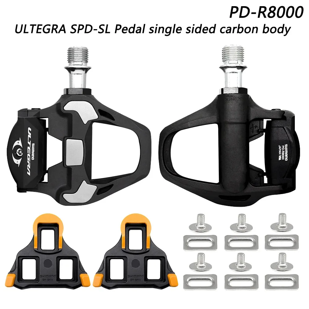 

PD-R8000 Road Bicycle Pedal Self-locking Carbon Body Pedals Road Bike with SH11 Cleats Cycling Original Parts
