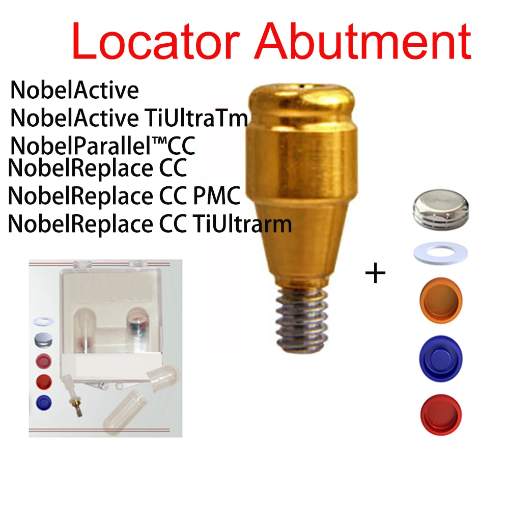 Nobel active Replace CC Locator abutment Overdenture Attachment