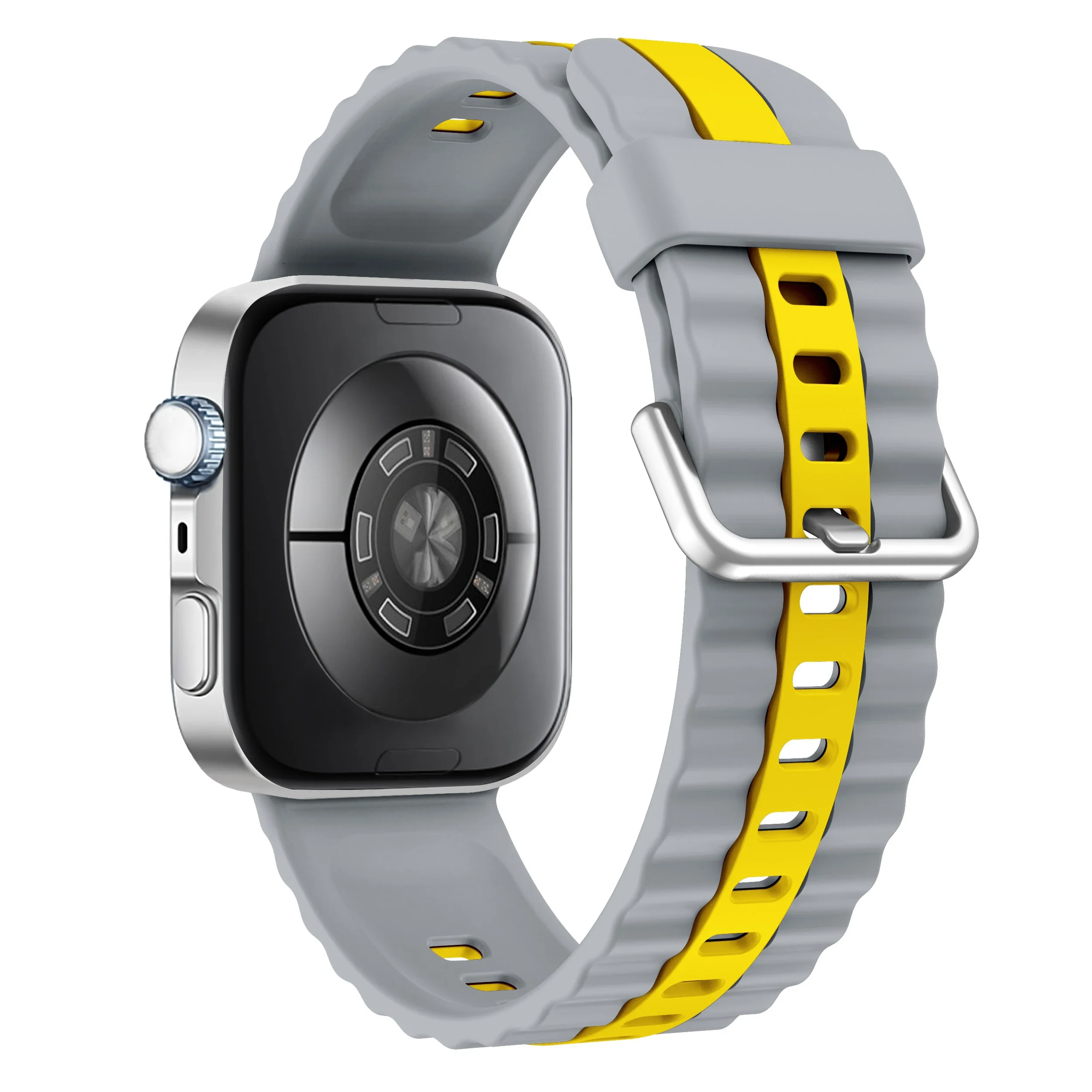 Dual-Color Breathable Silicone Sports Strap - Soft Wristband Accessory