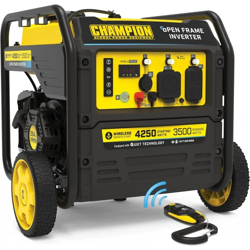 

Champion Power Equipment 200953 4250-Watt Open Frame Inverter, Remote Start