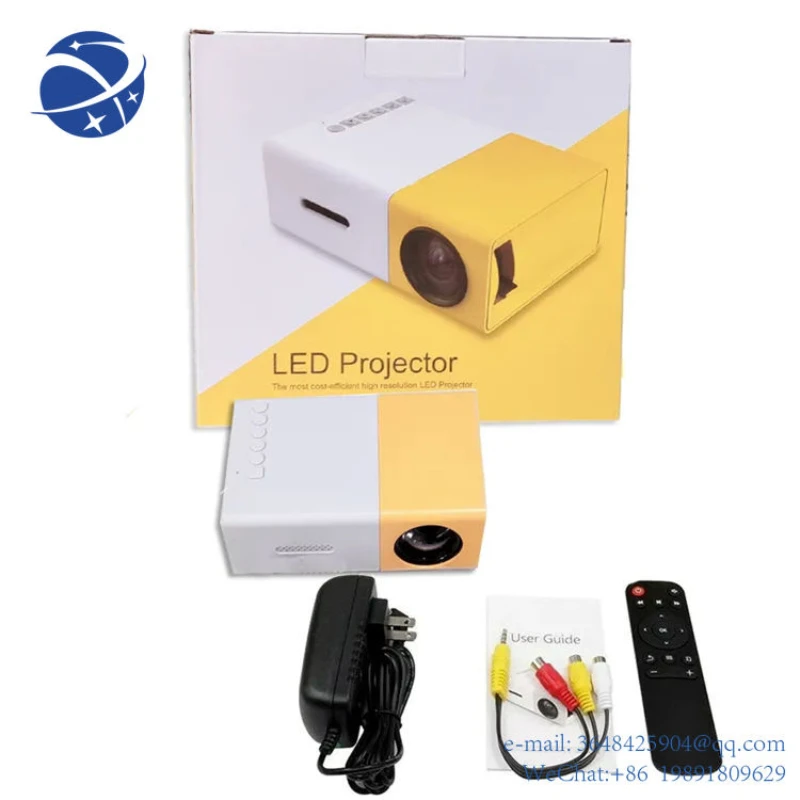

YYHC мини-проектор DLP 1080p Smart Android Wifi BT, четырёхъядерный проектор для домашнего кинотеатра/улицы/встреч