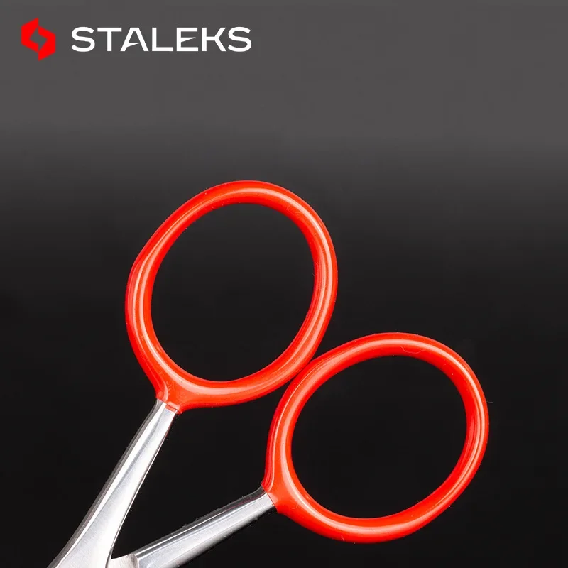 STALEKS Profession Eyebrow Scissors Double Eyelid Sticker Dead Skin Scissors Stainless Steel Beauty Scissors Makeup Tool SE-30-1 4