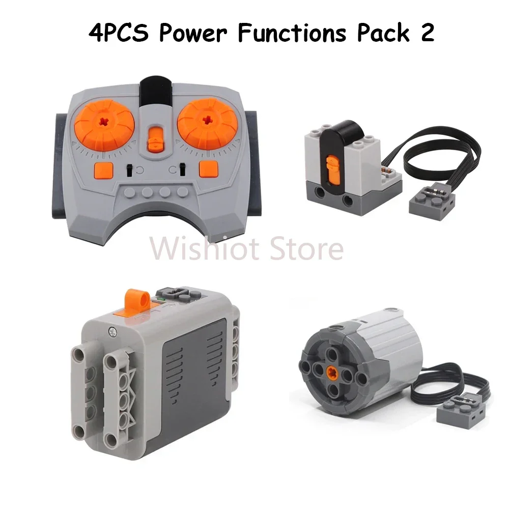 Enhanced Remote Control Power Functions MOC Train with Lithium Battery Box
