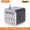 VIKEFON TD-V26 Mini Portable Sound Speaker TF Card FM Radio AUX Stereo Music Player Bluetooth Speaker Outdoor High Looks Party 1