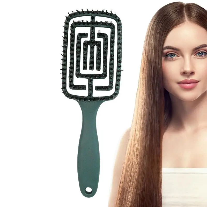 

Detangling Brush For Wet Hair Straight Anti-Static Massage Comb Massage Comb For Curly Natural Non-Pulling Hair For Women And