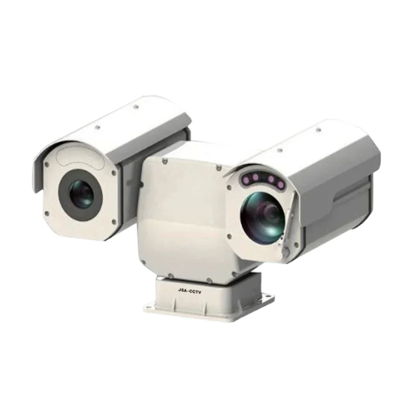 

306DR worm gear T-shaped laser pan/tilt or dual-spectrum pan/tilt camera integrated with dedicated dual-view pan/tilt cover kit