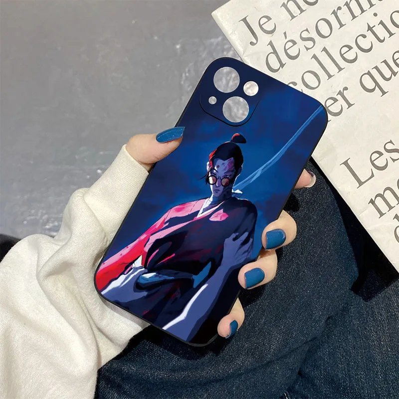 Mizu Cartoon Samurai Blue Phone Case Cover Per Iphone 11 12 13 14 Pro Max Xs Xr Max Regali Per Uomo Fidanzato