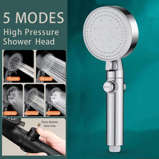 Propeller Shower Head Rainfall High Preassure with Fan Water Saving