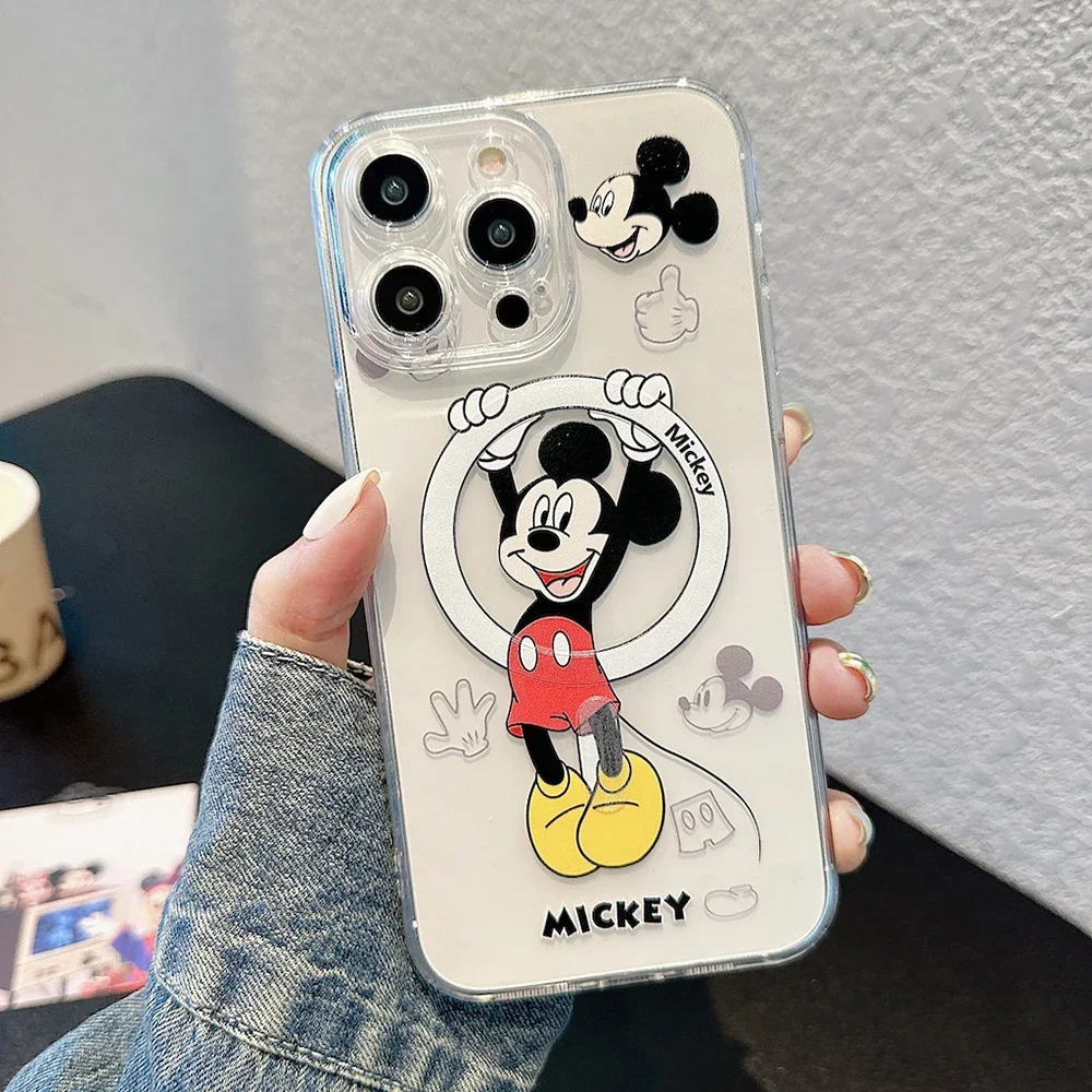 ディズニーミッキーミニー Magsafe 磁気電話ケース Iphone 16 15 14 13