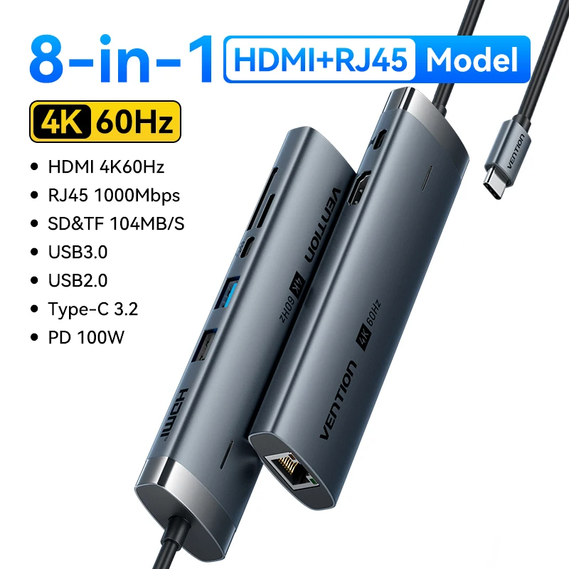 8-in-1 HDMI 4K60Hz