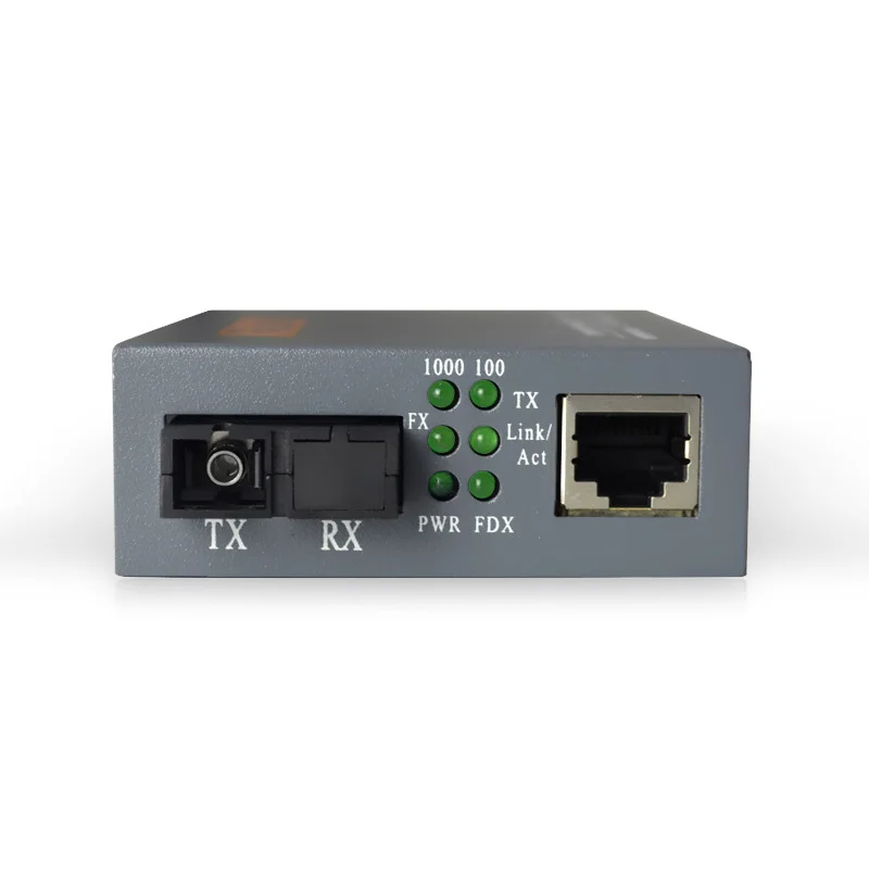 SFP Fiber Media Converter Gigabit RJ45 Ethernet Switch 10/100/1000M 3/25/120KM