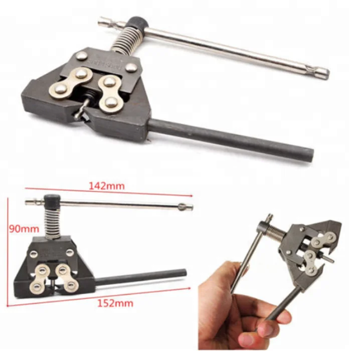 

Motorcycle Chain Splitter Breaker Repair Rivet Link Pin Extractor Removal Tool
