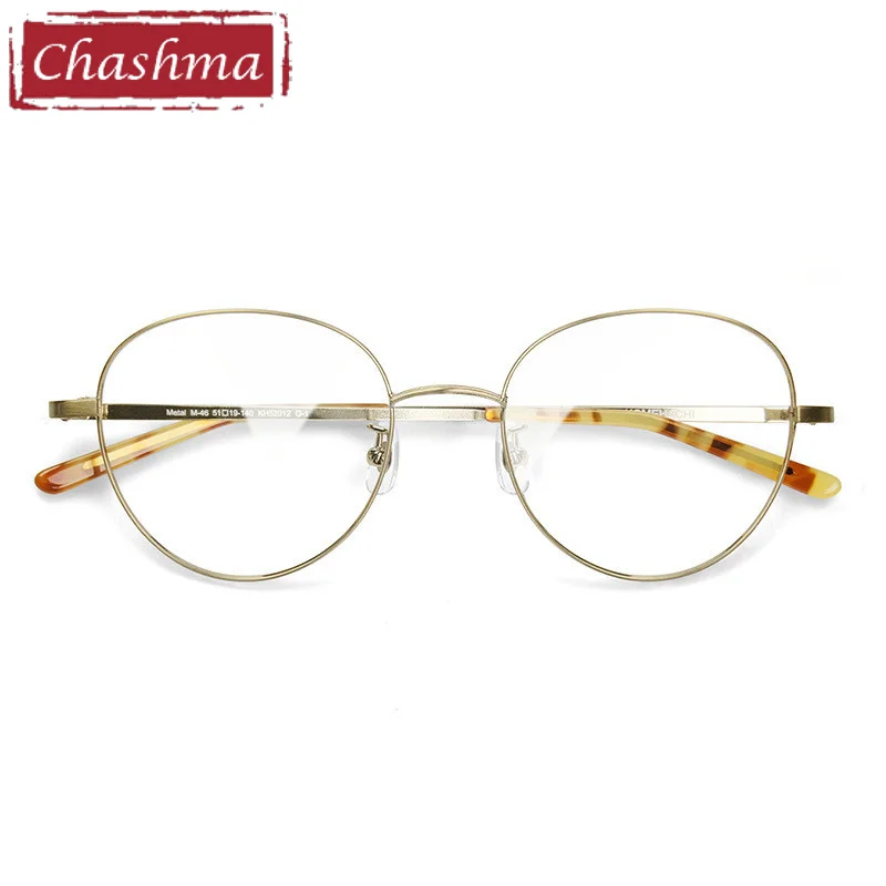 Chashma Frame Women Round Retro Prescription Glasses Oval Recipe Optical Eyewear Men Spectacles
