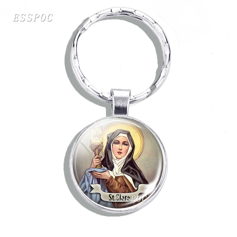 Church souvenir St Michael keychain St Anthony Pendant St Joseph Jewelry Saint Religious Christianity Catholicism gift