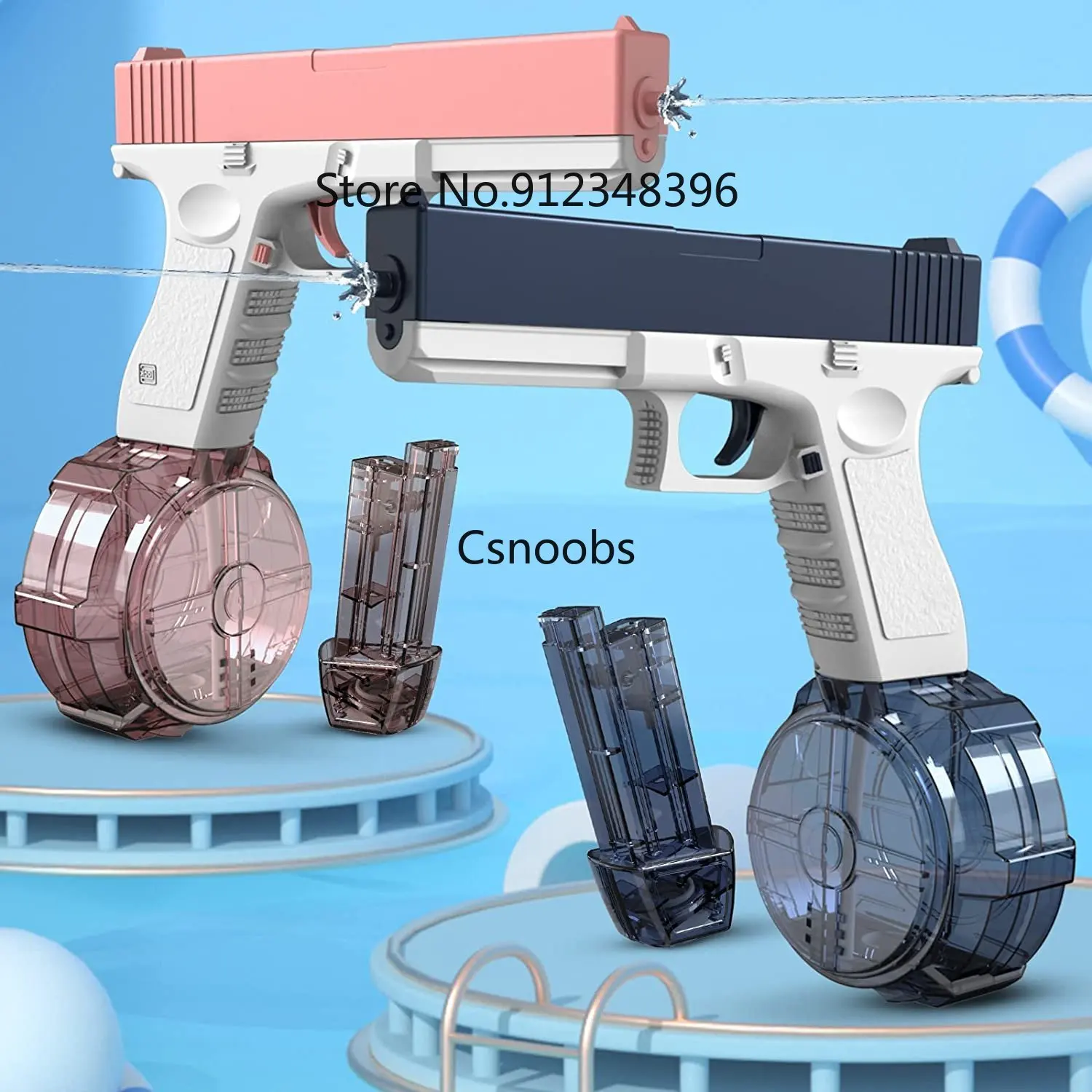 

Electric Water Gun Toy Blater High Capacity Water Squirt Guns for Adults & Kids Beach Pool Swimming Beach Outdoor Party Toys