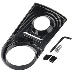 ABS Motorcycle Dash Panel Insert Cover Trim (Black)