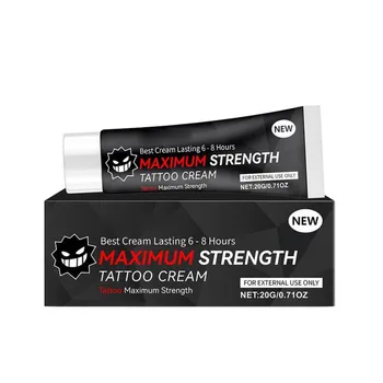 Gel lenitivo e riparatore per tatuaggi 20g, durata 6-8 ore, gel lenitivo post-tatuaggio, cura idratante per la pelle