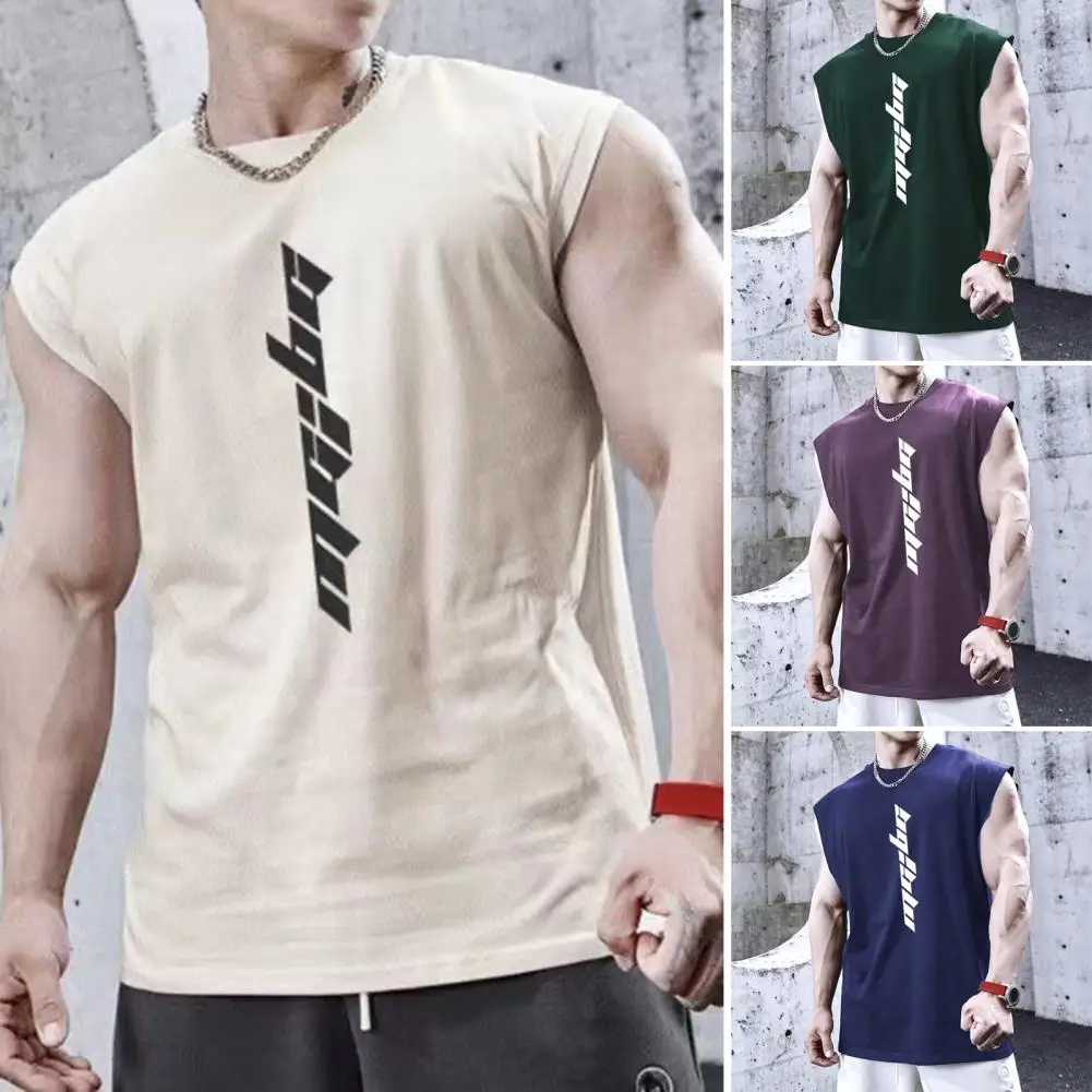 Description Picture 2 of itemNEW Bodybuilding Sports Tank Tops Men Gyms Fitness Workout Sleeveless Shirt Male Summer Loose Undershirt Running men Vest