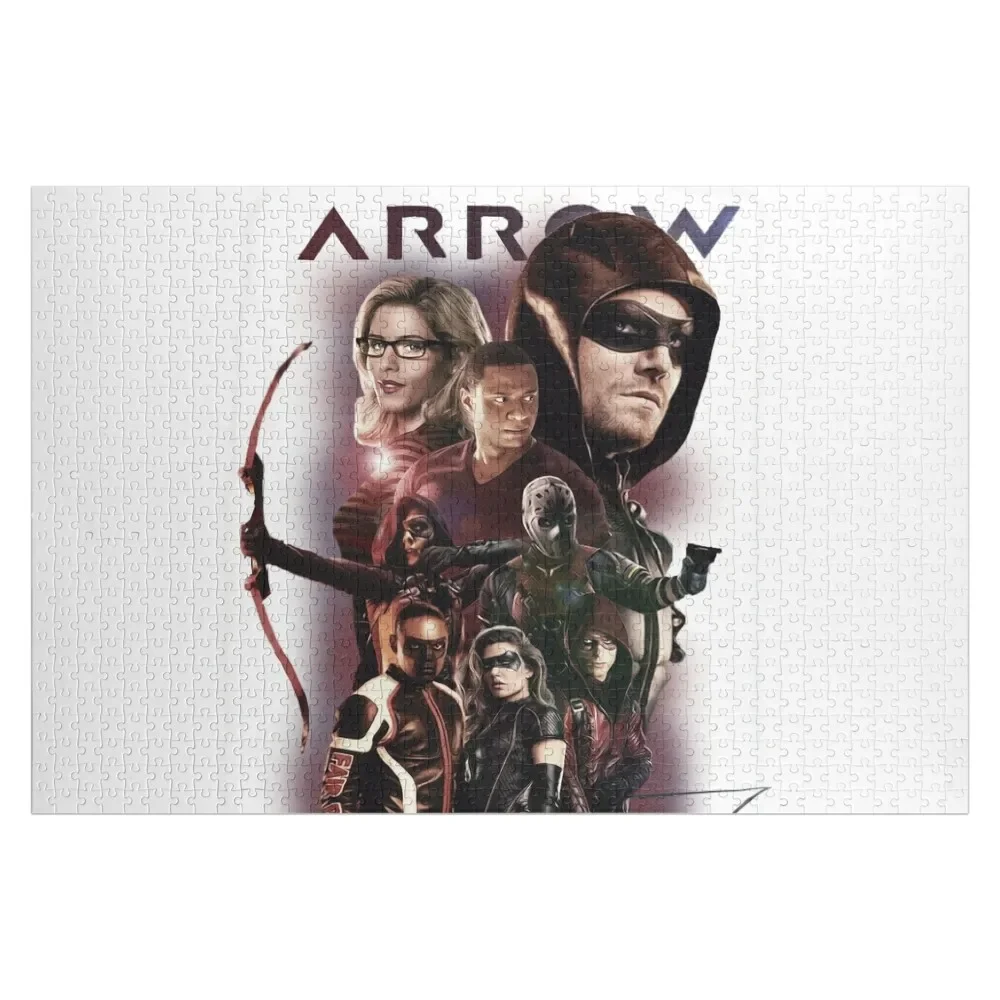 arrow season 6 Jigsaw Puzzle Game Children Wooden Name Customized Picture Puzzle