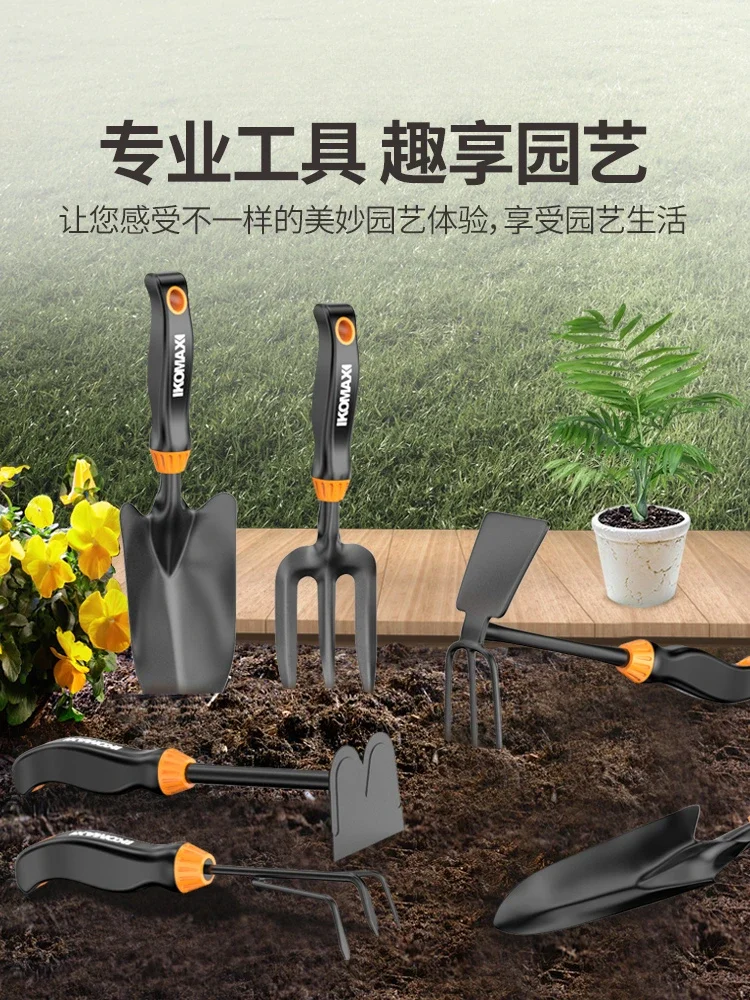 ~Gardening small shovel hoe spade spatula growing vegetables loosening soil household planting flower tools 2