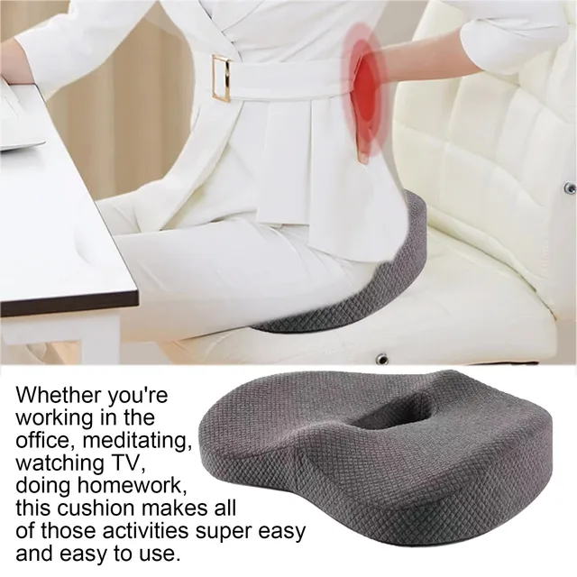 Soft Hip Support Pillow Ergonomic Design Hollow Office Seat Cushion  Beautiful And Comfortable Memory Foam Slow Rebound Cushion - AliExpress