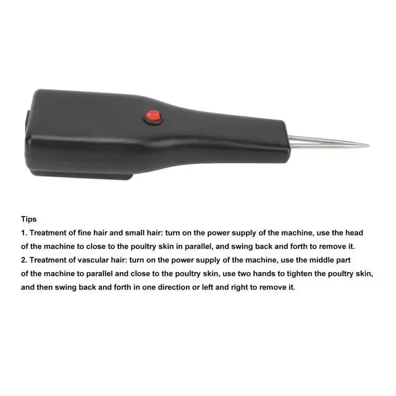 Chicken Hair Plucker-Electric Poultry Plucker Handheld Portable Automatic Poultry Short Hair Plucking Tool