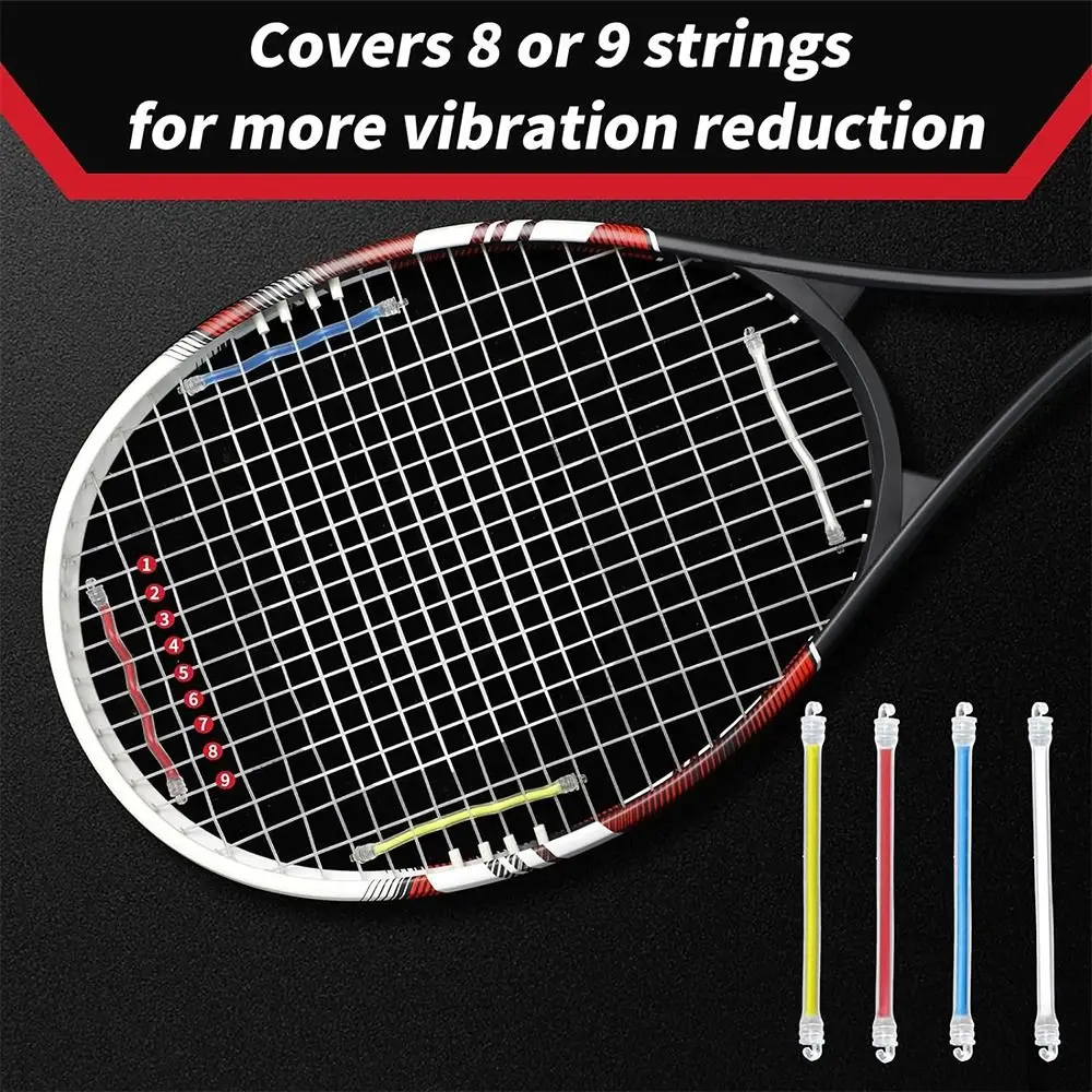 

1PC Tennis Vibration Dampener Tennis Racket Soft Silicon Racket Dampener Long Tennis Dampener Racquetball Accessories