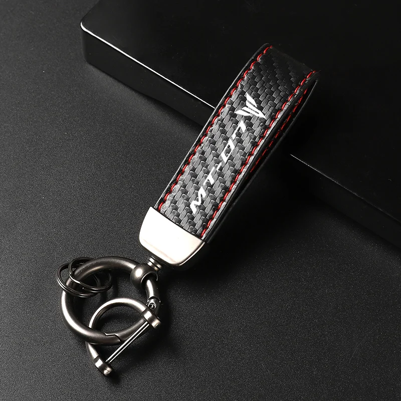 

Motorcycle Carbon Fiber Leather Keychain for Yamaha MT01 MT09 MT07 MT10 MT03 MT 01 09 07 03 10 MT-01 MT-10 MT-03 Keychain