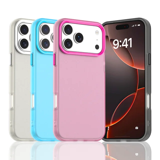 iPhone 17 Pro için şeffaf kılıf