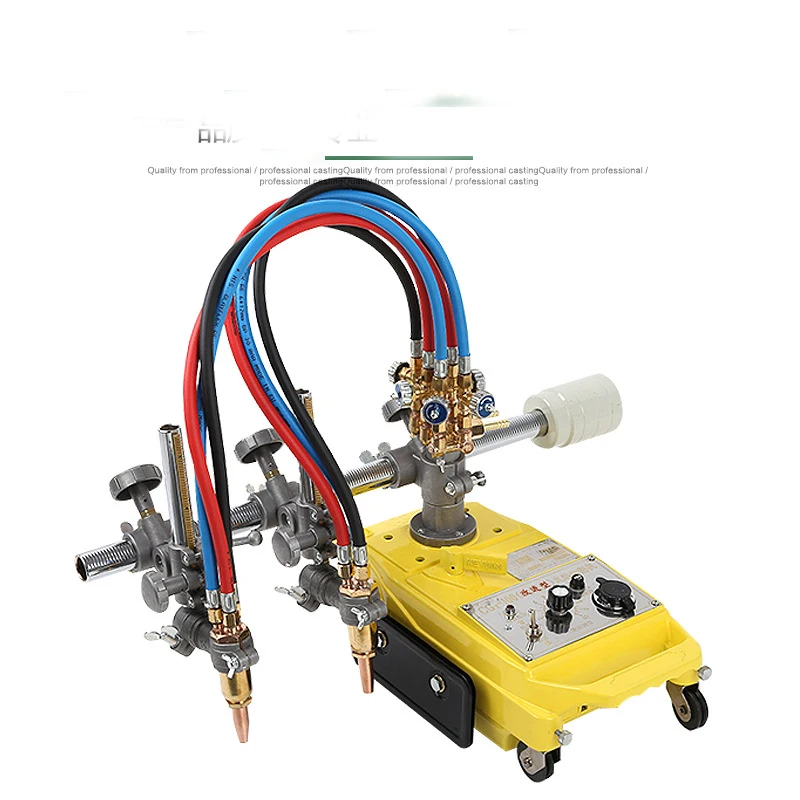 220V Semi-automatic Gas Cutting Machine Flame Cutting Machine 220V With Double Gun